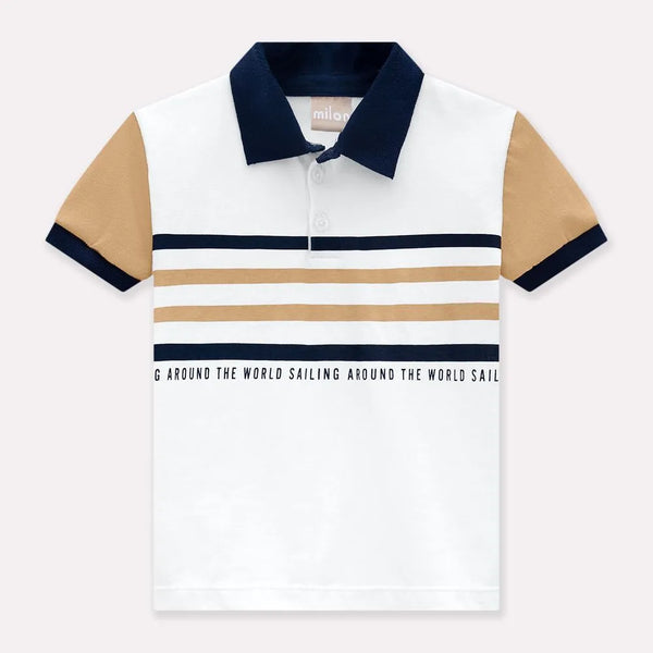 Milon Boy's Polo shirt + Bermuda 15081