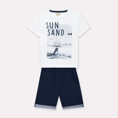Milon Boy's Set T-shirt + Bermuda 15463