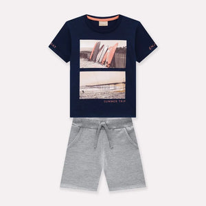 Milon Boy's Set T-shirt + Bermuda Shorts 15464