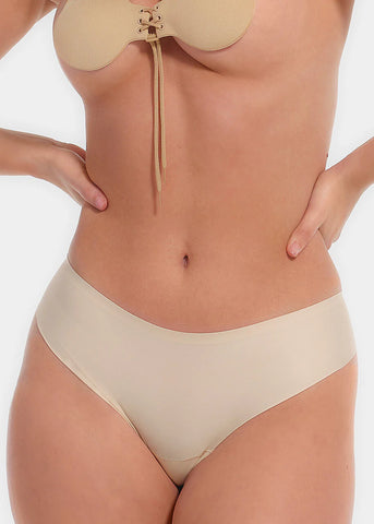 Dream Invisibles Ladies Thong (2-Pack) Latte