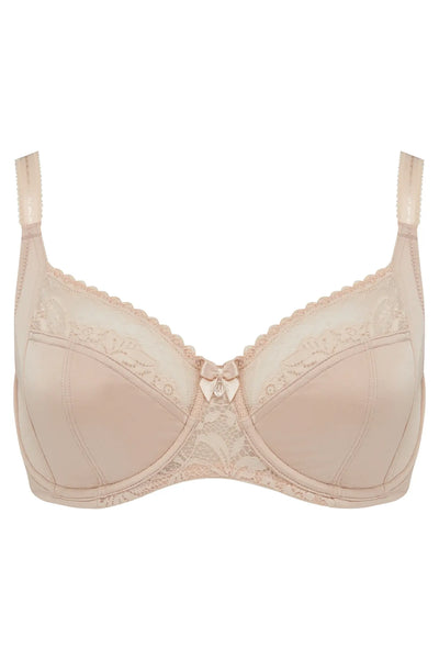 Pour Moi Aura Side Support Underwired Bra - Almond