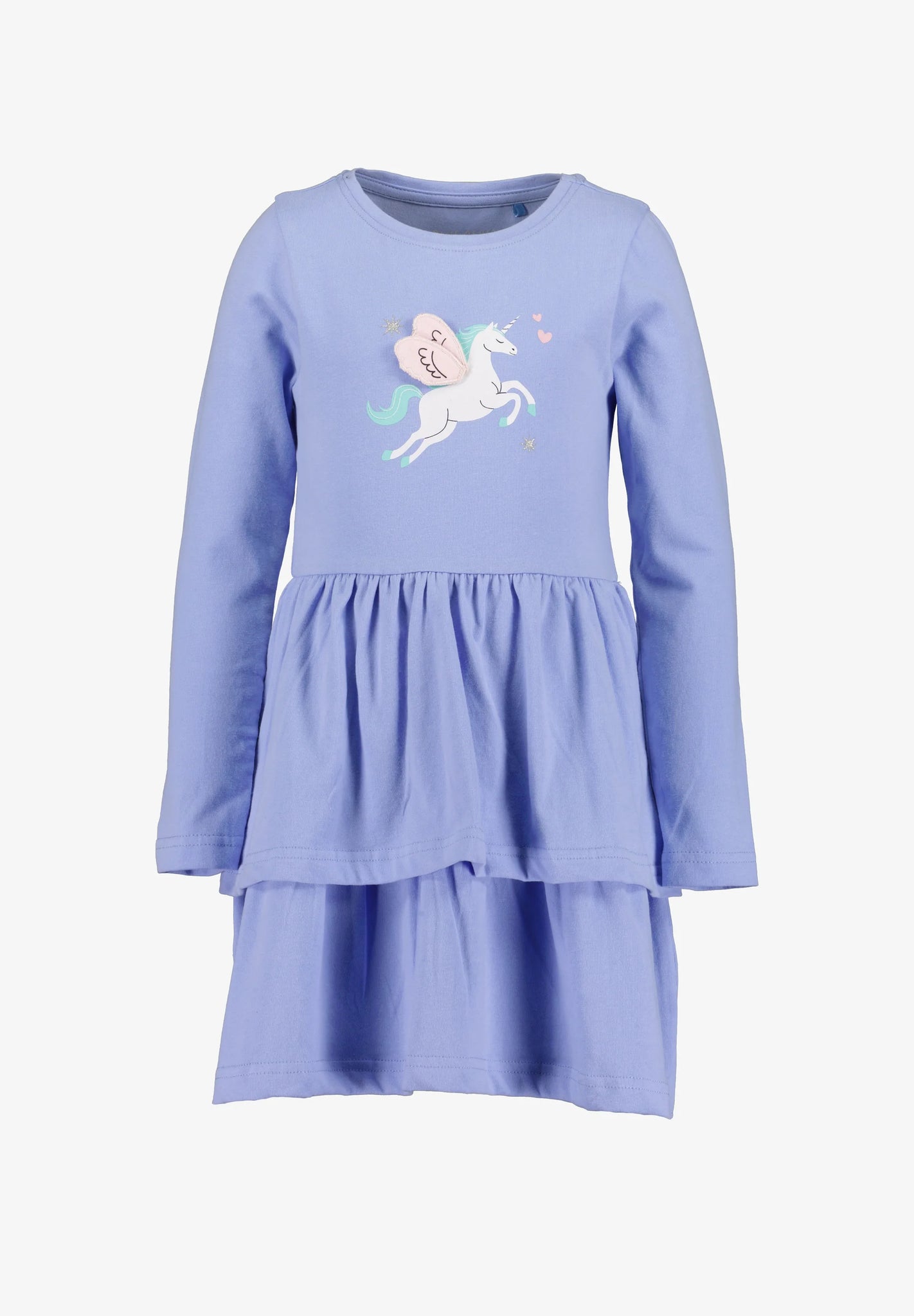 Blue Seven Girls'  Casual Dress Flying Unicorn 773707-4644 Purple