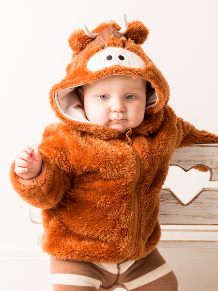 Blade & Rose Hamish Highland Cow Leggings Neutral