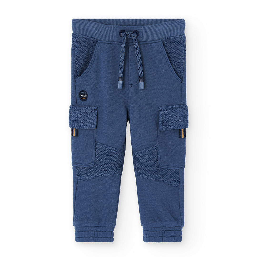 Boboli Boy's Cargo Jog Pants Grey