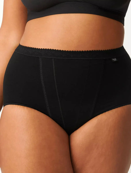 Sloggi Control Ladies Maxi 2 Pack Black