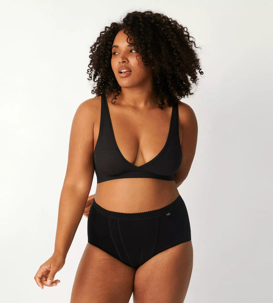 Sloggi Control Ladies Maxi 2 Pack Black