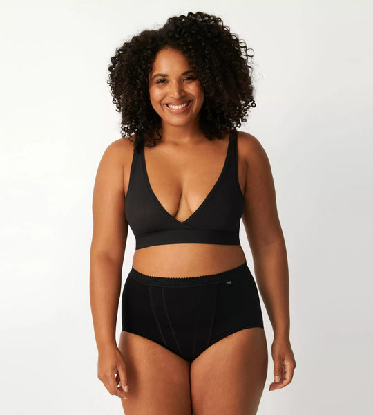 Sloggi Control Ladies Maxi 2 Pack Black