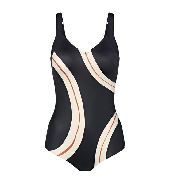 Triumph SUMMER ALLURE Swimsuit with padded cups Black
