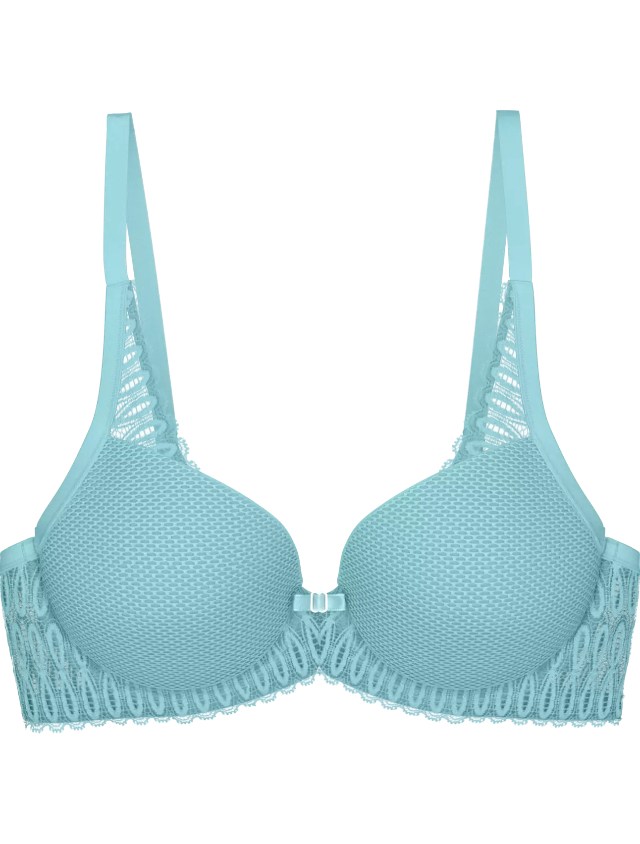 Triumph Aura Spotlight Wired T-Shirt Bra  Silver Blue