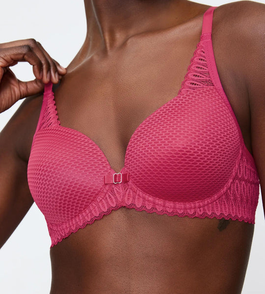 Triumph Aura Spotlight Wired T-Shirt Bra Flashy Pink