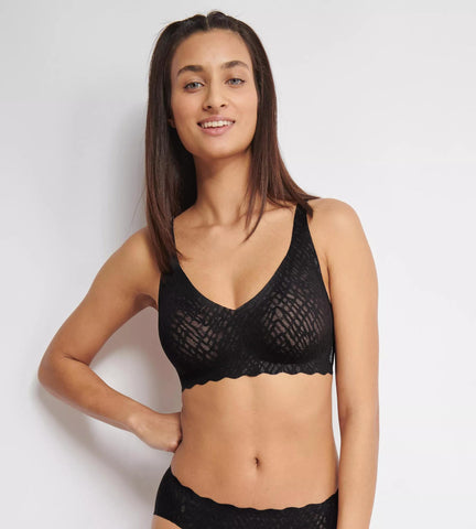 Sloggi Zero Feel Bliss Soft Bra Black