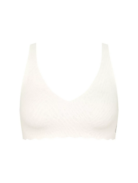 Sloggi Zero Feel Bliss Soft Bra Silk White