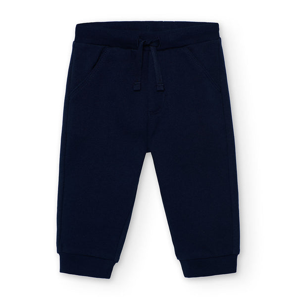 Boboli Boy's Printed Plush Sweatshirt Red-Navy 322085-3945