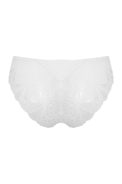 Pour Moi Romance Bikini Brief -White