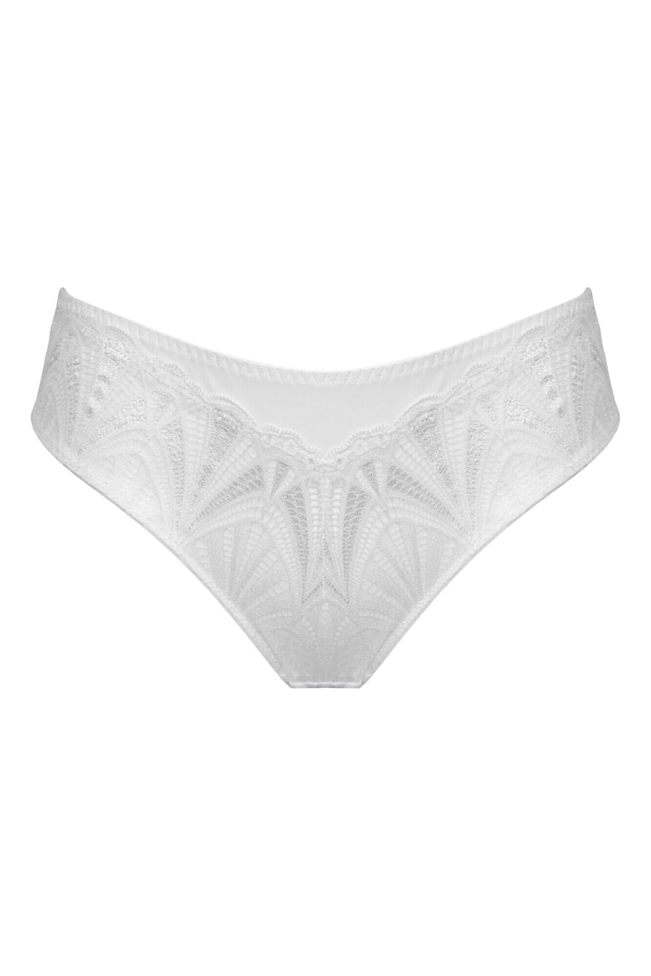 Pour Moi Romance Bikini Brief -White