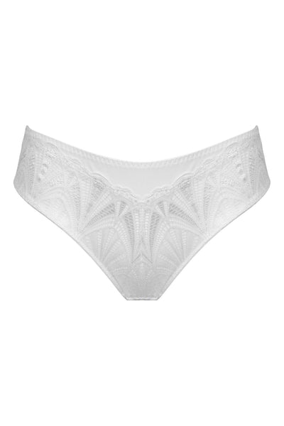 Pour Moi Romance Bikini Brief -White