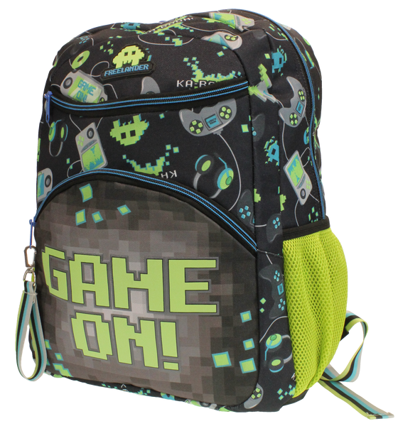 Freelander Boys Fashion Backpack "Gamer" Black