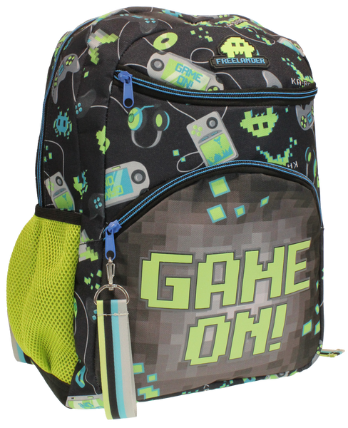 Freelander Boys Fashion Backpack "Gamer" Black