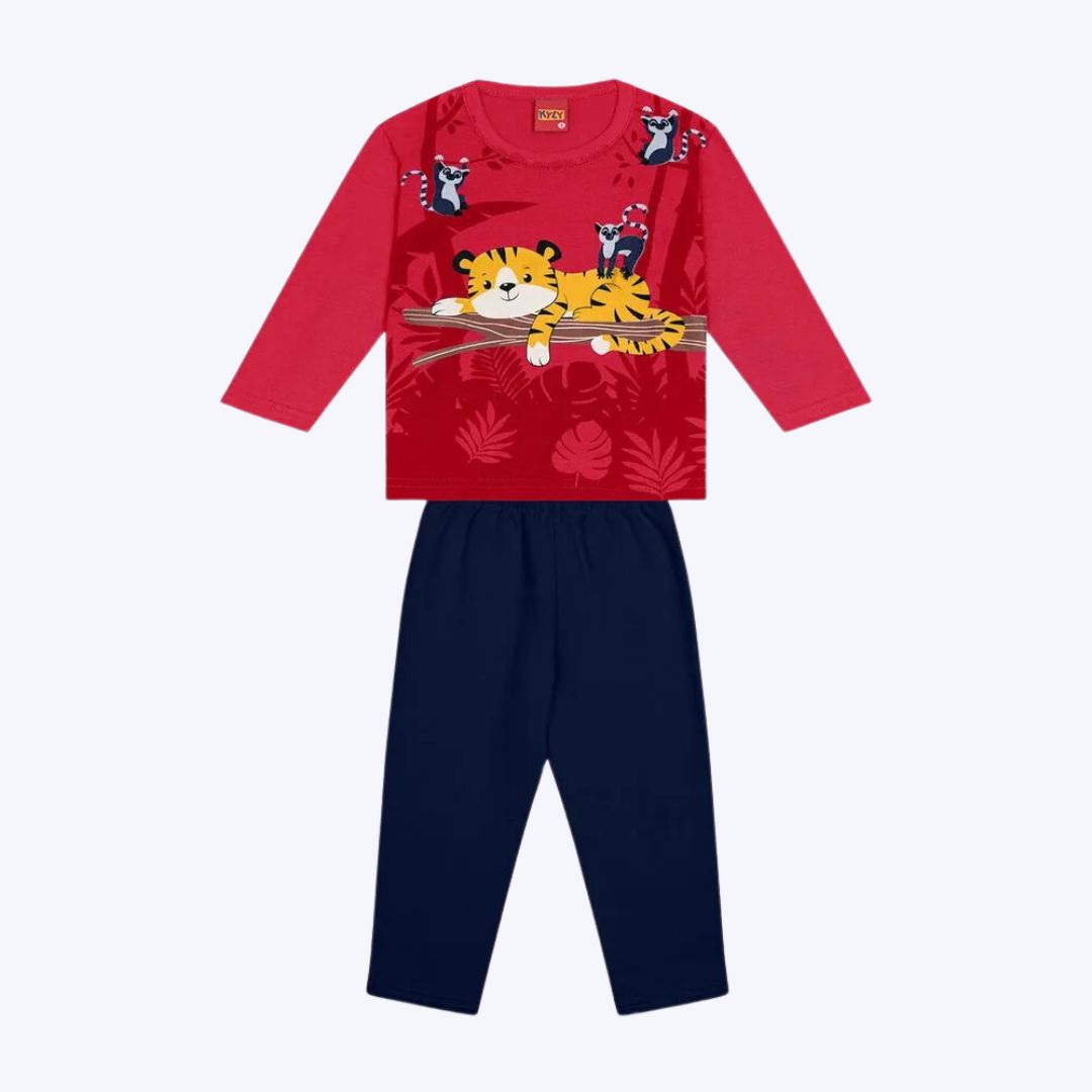 Kyly Baby Boys' Sweatshirt Set 1000105 Red