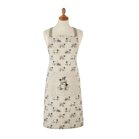 Cooksmart Linen Blend Apron  Highland Sheep AP2595