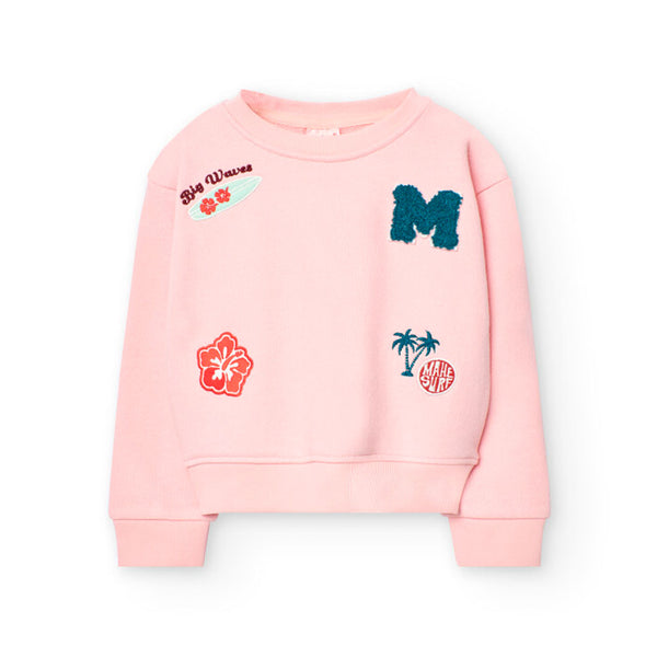 Boboli Girl's Fleece Sweatshirt 431132