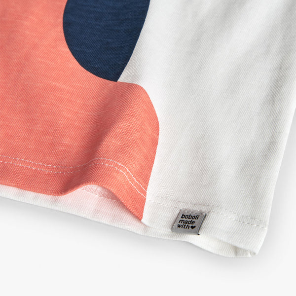 Boboli Girl's T-shirt Print 432065 White