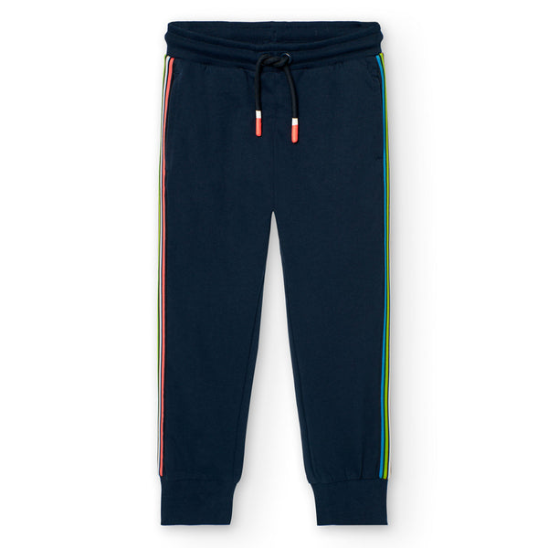 Boboli Boy's Fleece Trousers 531032 Navy