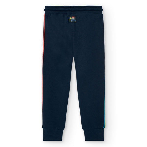 Boboli Boy's Fleece Trousers 531032 Navy
