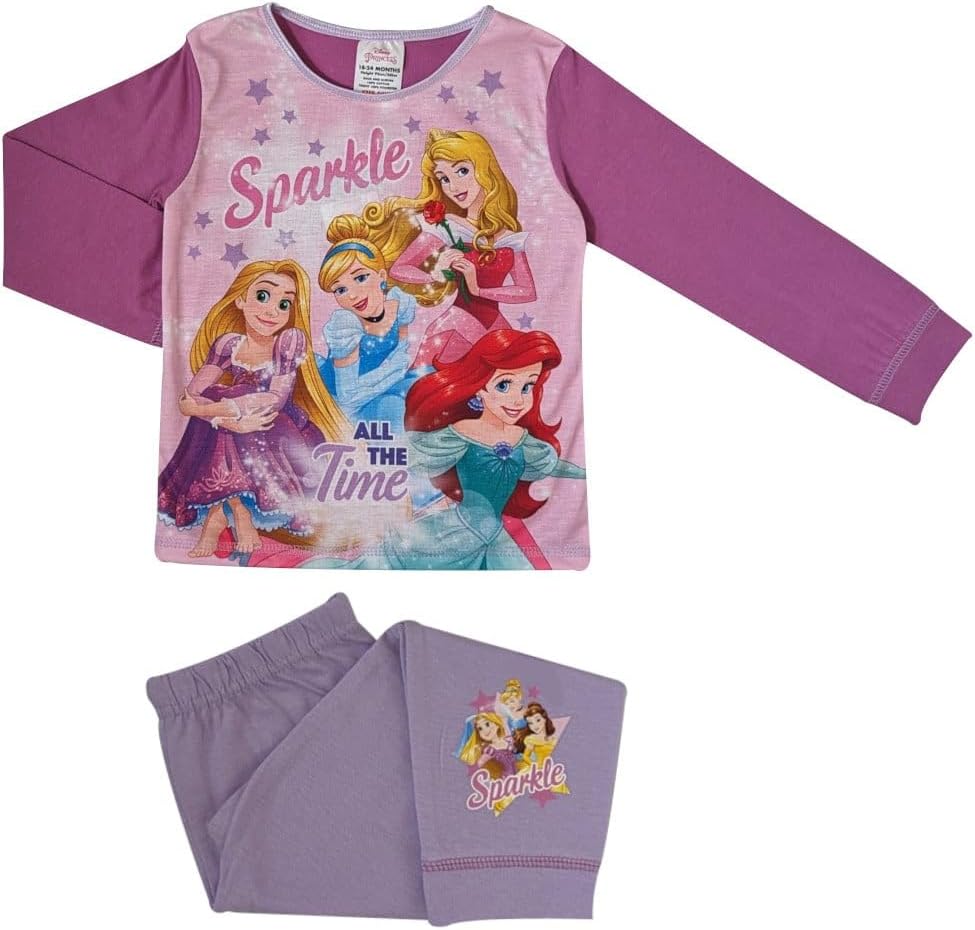 Baby Girl's Disney Princess Pyjamas. 3850