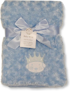 Snuggle Baby Wrap Blanket with 'Prince' Embroidery BW-112-969