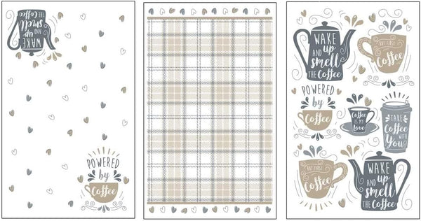Country Club 3 Pack Tea Towels Various
