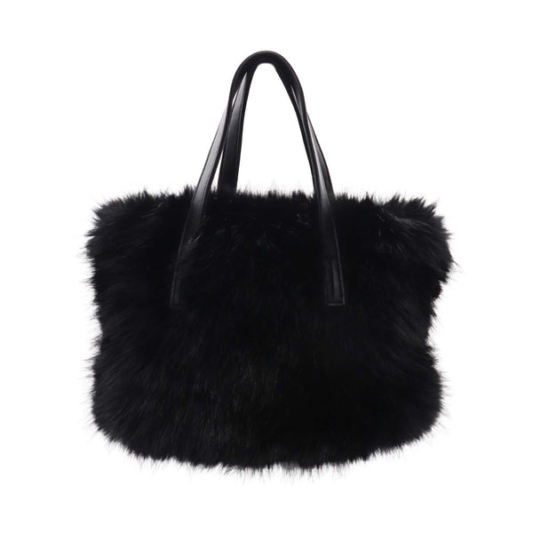 Zelly Faux Fur Small Bag With Cross Body Handle AW25