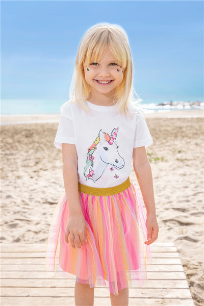 Blue Seven Girls' T-Shirt 702366 White