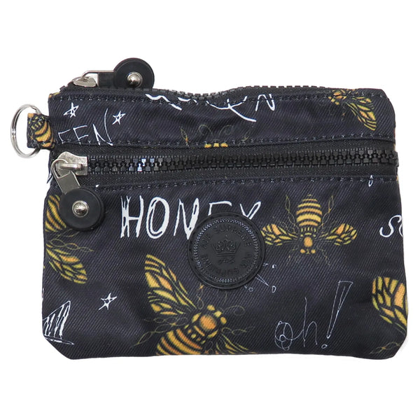 Air Supreme 2-Zippers Coin Purse Water Resistance D313