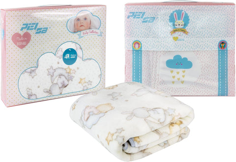 Pielsa Boxed Baby Cot Blanket 6379 Grey (110x140cm)