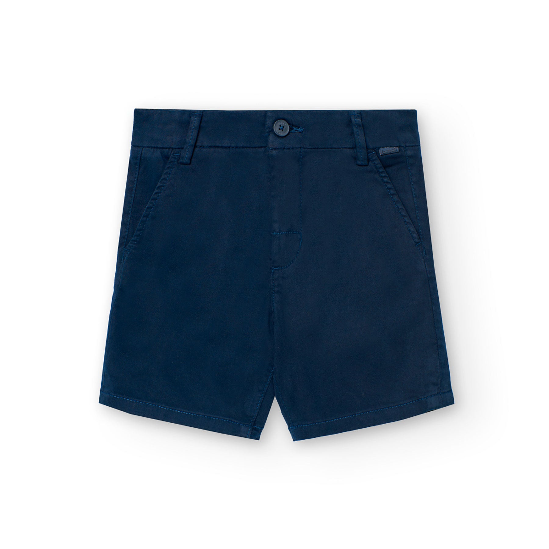 Boboli Boy's Satin Bermuda Shorts 731090 Navy