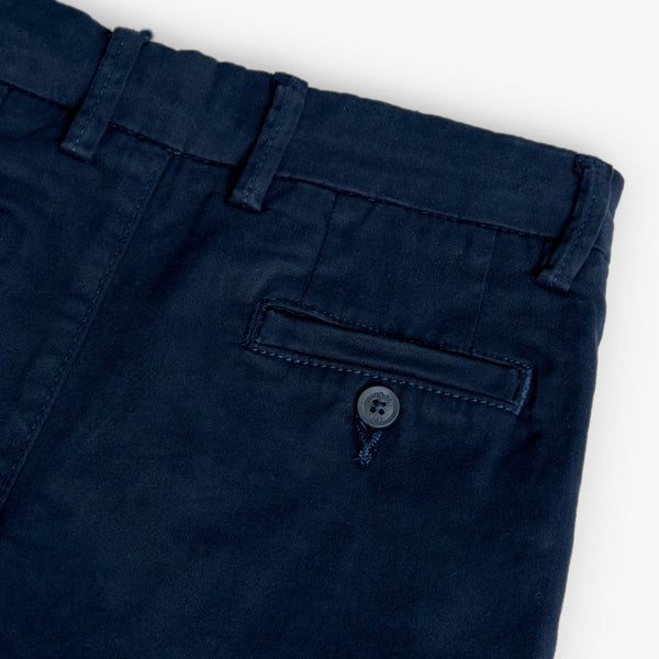 Boboli Boy's Satin Bermuda Shorts 731090 Navy
