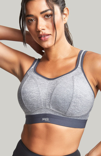 Panache Non Wired Sports bra  7341B Charcoal