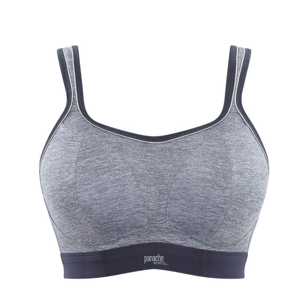 Panache Non Wired Sports bra  7341B Charcoal