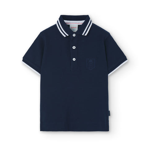 Boboli Boy's Polo shirt in Navy 738064