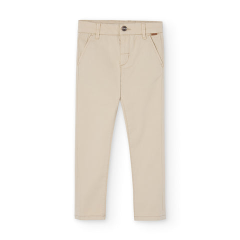 Boboli Boy's Stretch satin trousers for boy 738367