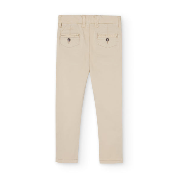Boboli Boy's Stretch satin trousers for boy 738367