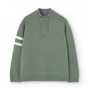 Boboli Boy's Knitted Jumper Pale Green 73957-4699