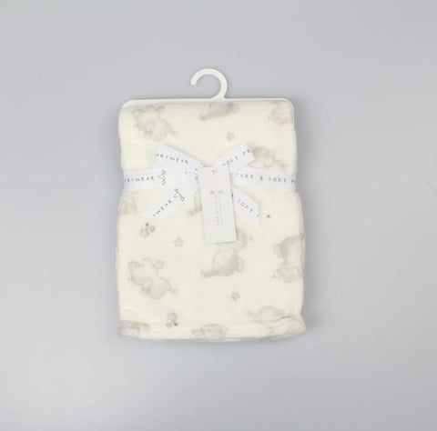 Pure & Soft Premium Babywear Plush Wrap Pink Elephant WRP-D12828