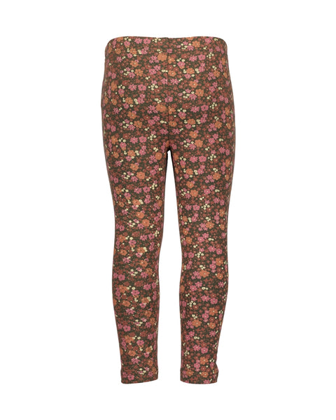 Blue Seven Girls' Stretch Leggings Floral Print 775172-7690 Reed