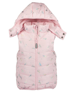 Blue Seven Girls' Lined Hooded Gilet 797001 Rose