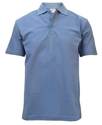 School  Blue Poloshirt short sleeved  by Hunter 1342