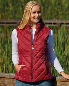 Country Estate Lundy Ladies Gilet 1664 Red