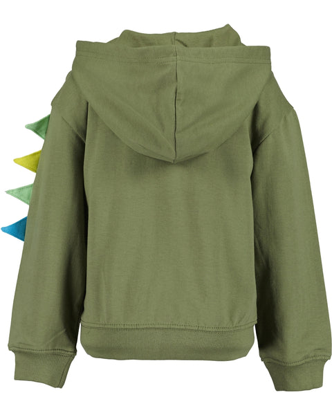 Blue Seven Boys' Dinosaur Hoodie 817650 Dinosaur Teal