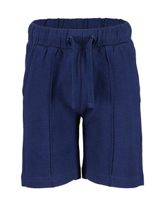 Blue Seven Boys' Shorts 824659 Waffle Texture Navy